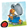 Miko Wants a Dog: An interactive kids bedtime story book about a mouse wanting a pet to play with and how he gets one by helping his neighbor, by Brigitte Weninger illustrated by Stephanie Roehe (iPhone version; by Auryn Apps)