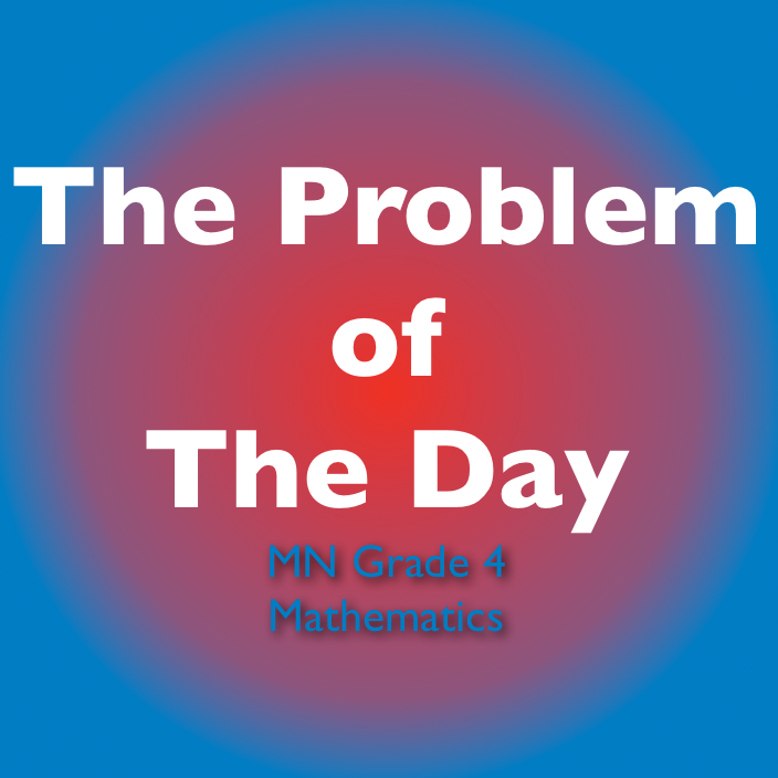 4th Grade Math Problems of the Day